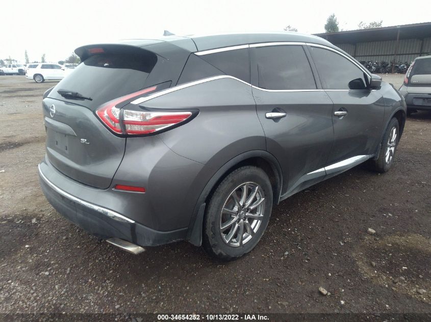 2015 NISSAN MURANO S/SV/SL/PLATINUM - 5N1AZ2MG5FN284729