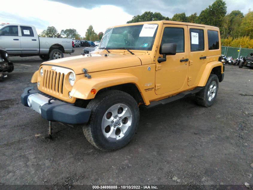 2014 JEEP WRANGLER UNLIMITED SAHARA 1C4BJWEG9EL138706