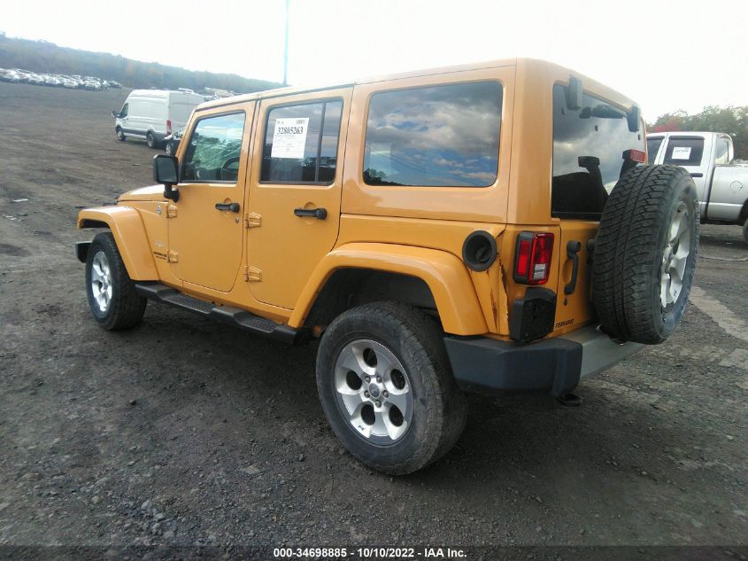 2014 JEEP WRANGLER UNLIMITED SAHARA 1C4BJWEG9EL138706