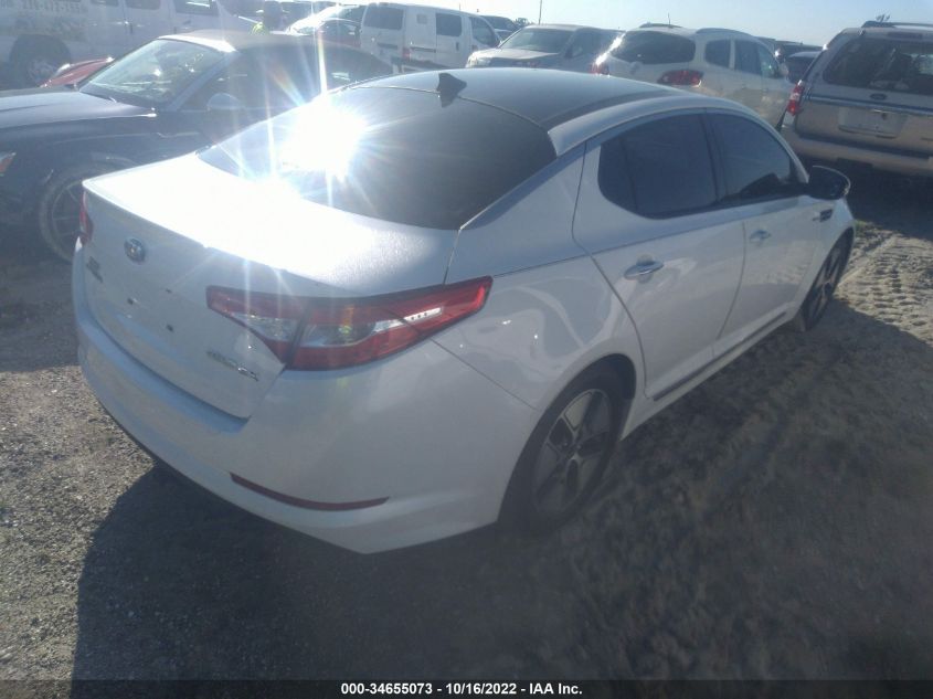 2013 KIA OPTIMA HYBRID EX KNAGM4AD0D5057221