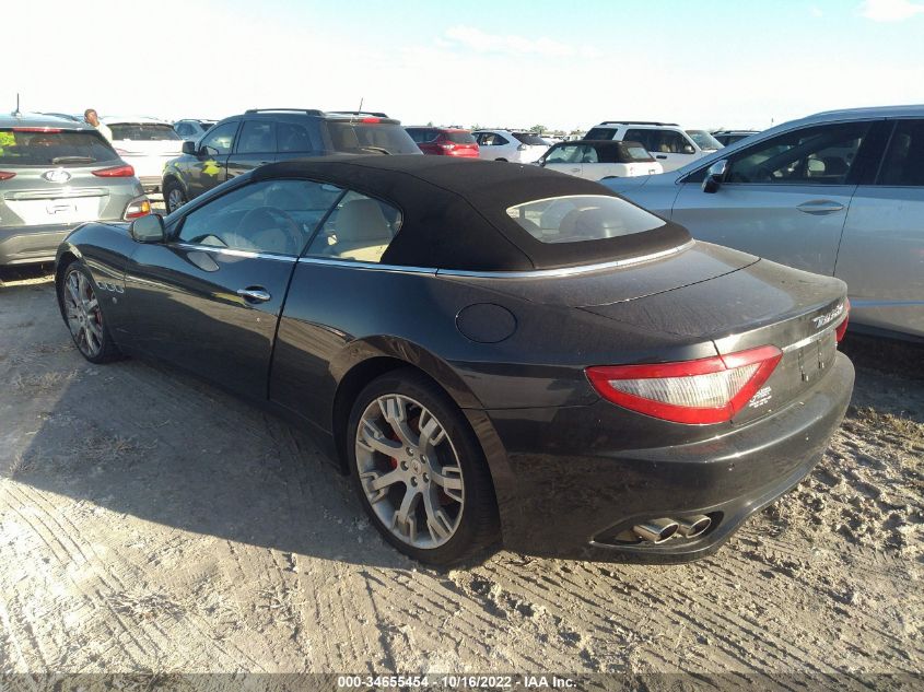 2015 MASERATI GRANTURISMO CONVERTIBLE ZAM45MMA0F0128417