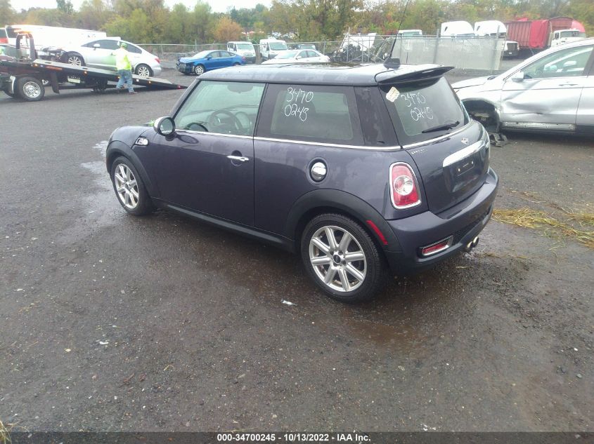 2013 MINI COOPER HARDTOP S WMWSV3C57DT479375