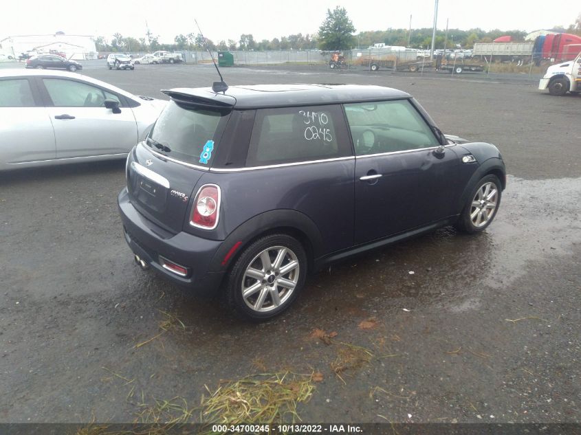 2013 MINI COOPER HARDTOP S WMWSV3C57DT479375