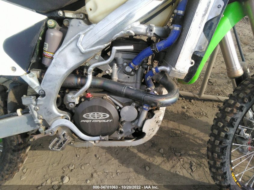 2006 KAWASAKI KX450 D6F JKAKXGDC66A003239