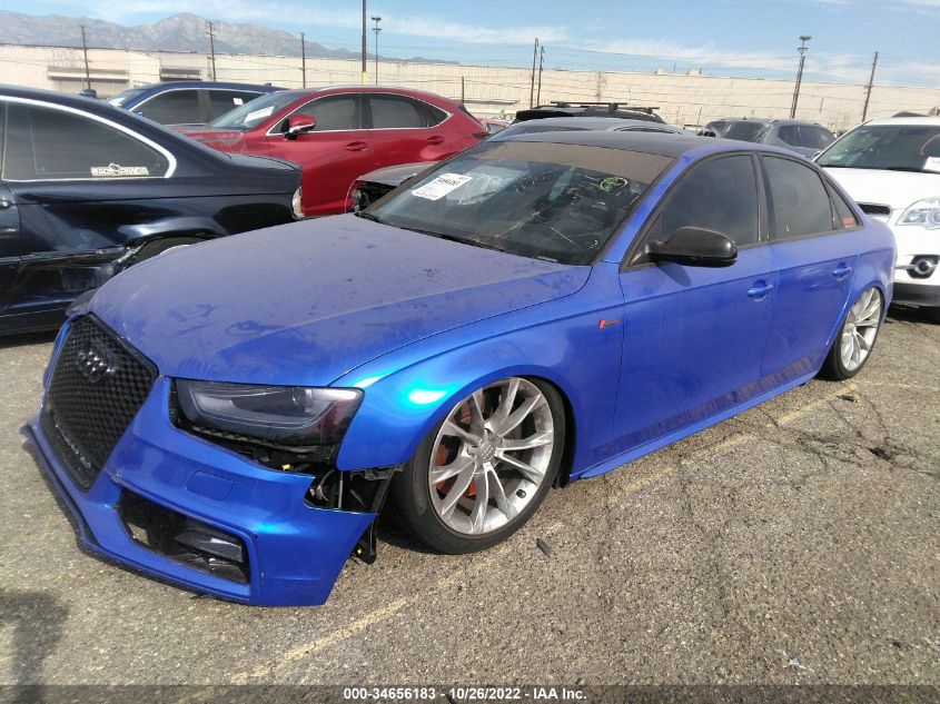 2016 AUDI S4 PREMIUM PLUS WAUBGAFL0GA004594