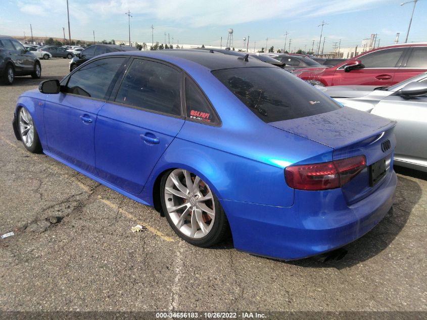 2016 AUDI S4 PREMIUM PLUS WAUBGAFL0GA004594