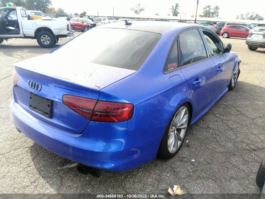 2016 AUDI S4 PREMIUM PLUS WAUBGAFL0GA004594