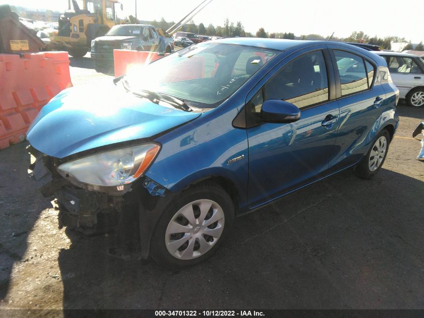 2013 TOYOTA PRIUS C ONE/TWO/THREE/FOUR JTDKDTB34D1536164