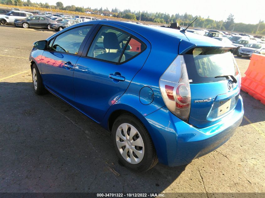 2013 TOYOTA PRIUS C ONE/TWO/THREE/FOUR JTDKDTB34D1536164