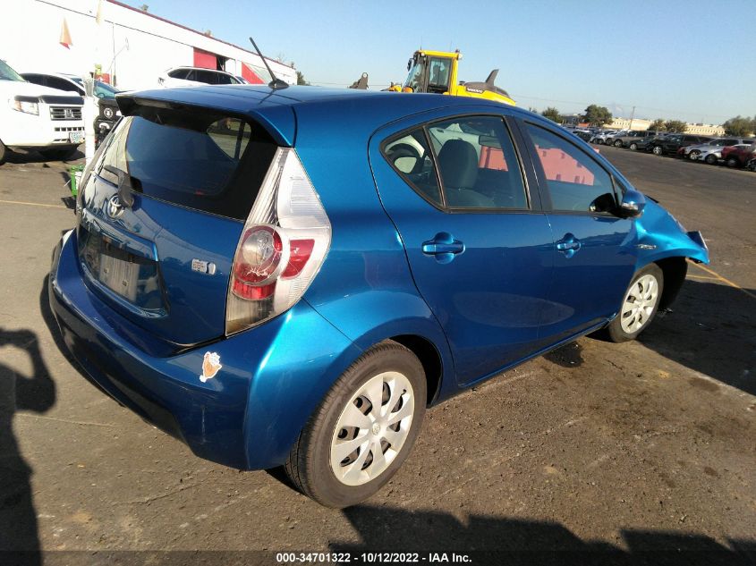 2013 TOYOTA PRIUS C ONE/TWO/THREE/FOUR JTDKDTB34D1536164