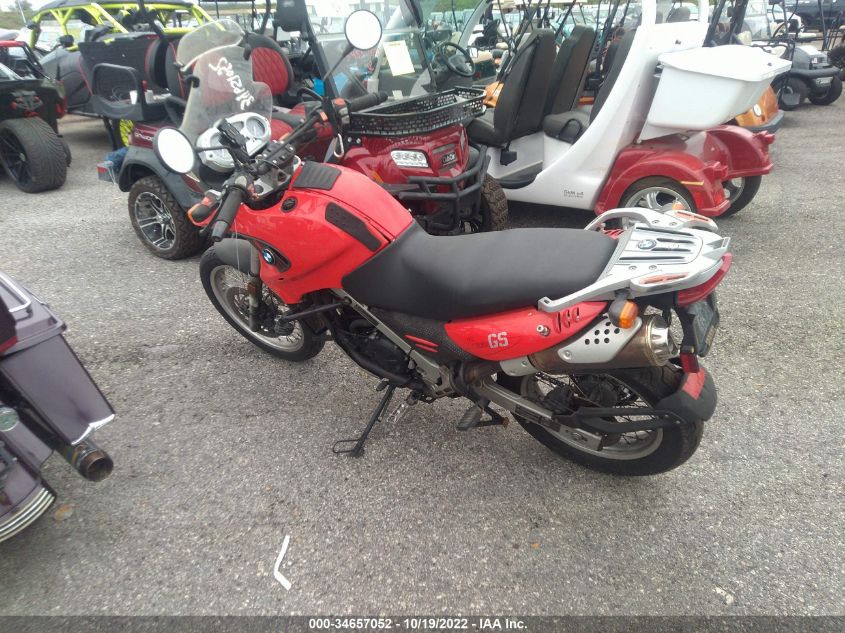 2009 BMW G650 GS WB10179029ZW16894