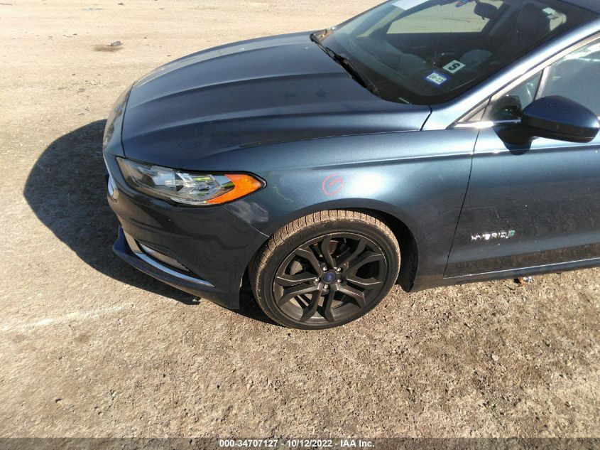 2018 FORD FUSION HYBRID SE 3FA6P0LU1JR132681