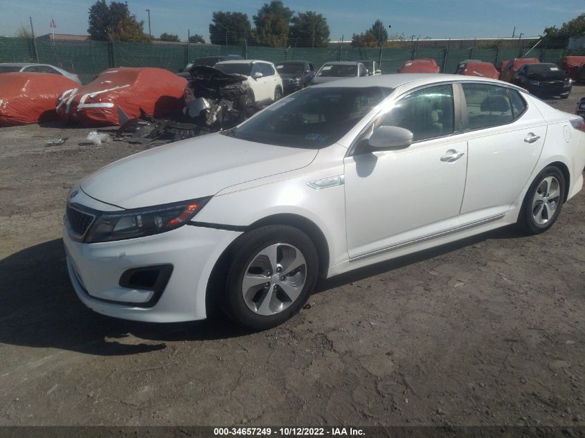 2015 KIA OPTIMA HYBRID KNAGM4AD0F5077665