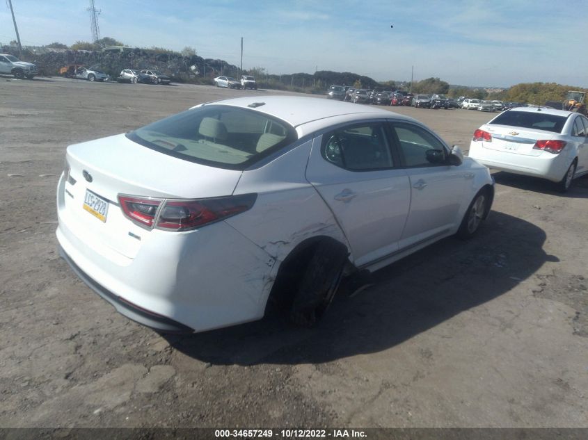 2015 KIA OPTIMA HYBRID KNAGM4AD0F5077665