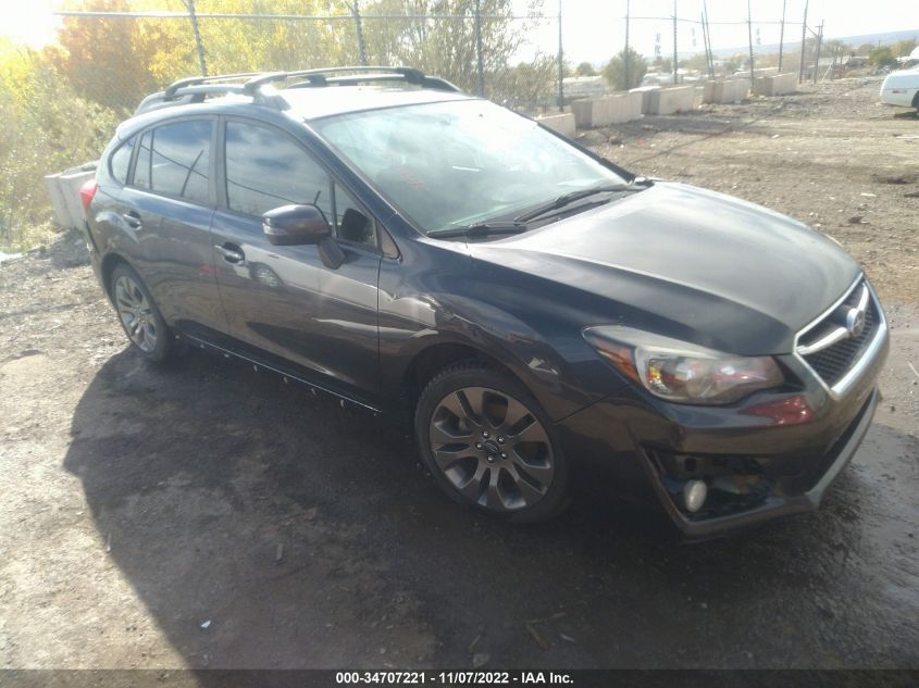 2015 SUBARU IMPREZA WAGON 2.0I SPORT LIMITED - JF1GPAV63FH288092