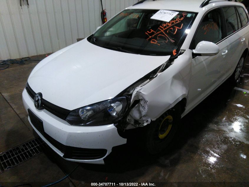 2014 VOLKSWAGEN JETTA SPORTWAGEN S 3VWPP7AJ4EM602881