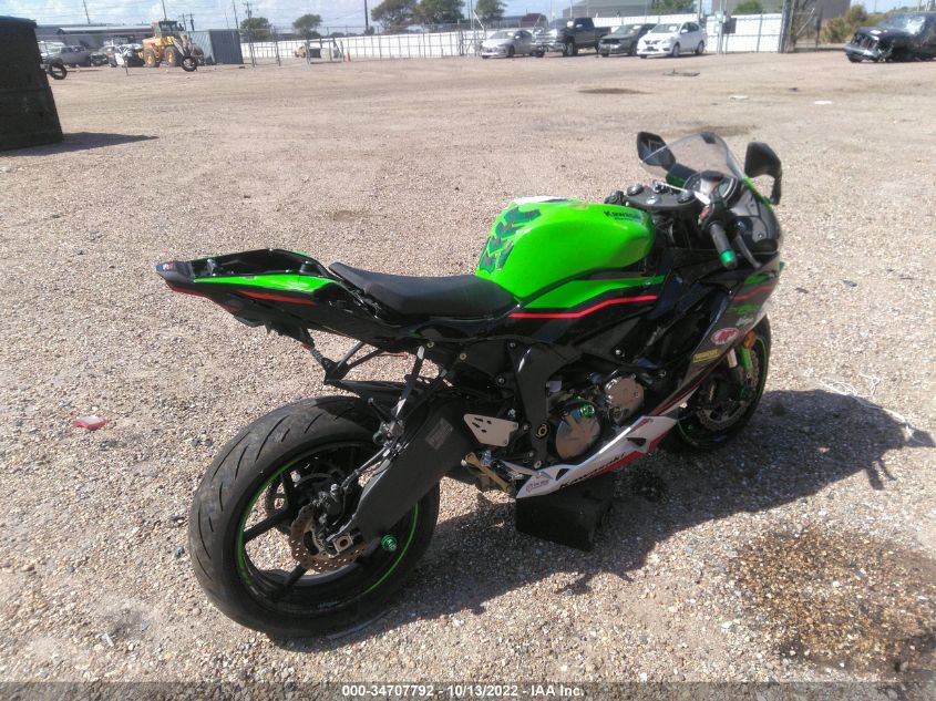 2022 KAWASAKI ZX636 K JKBZXJG1XNA020402