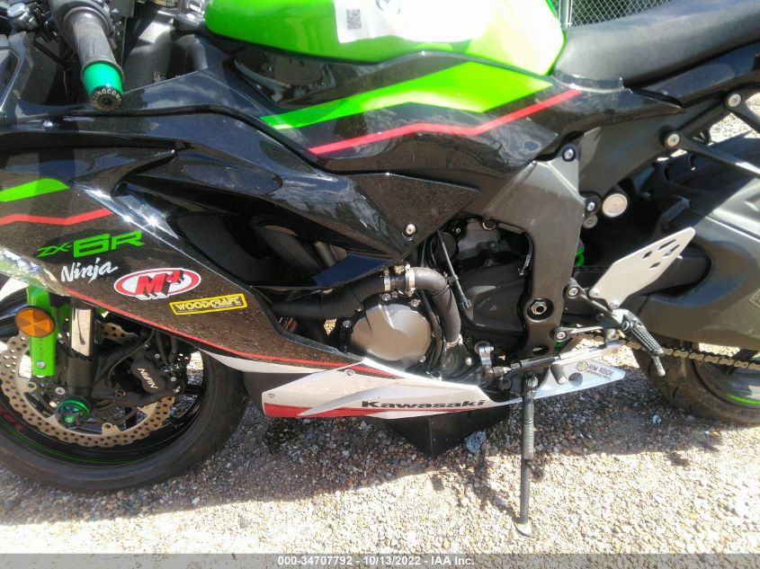 2022 KAWASAKI ZX636 K JKBZXJG1XNA020402