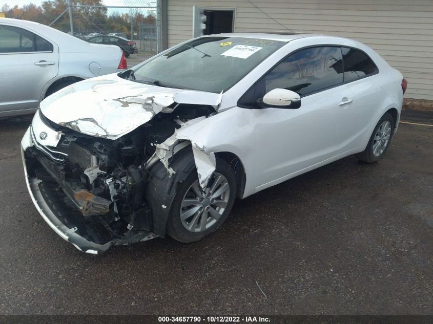 2014 KIA FORTE KOUP EX KNAFX6A80E5198504