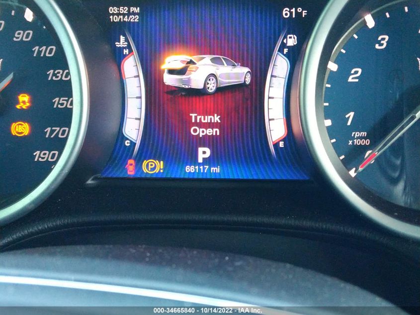 2015 MASERATI GHIBLI S Q4 ZAM57RTA3F1149673