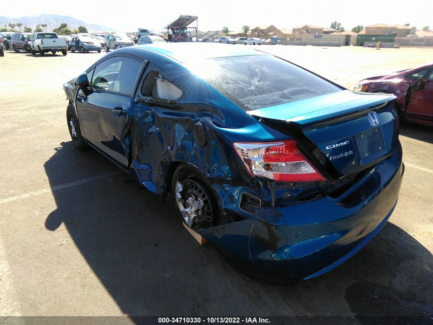 2012 HONDA CIVIC CPE VIN: 2HGFG3A55CH534467