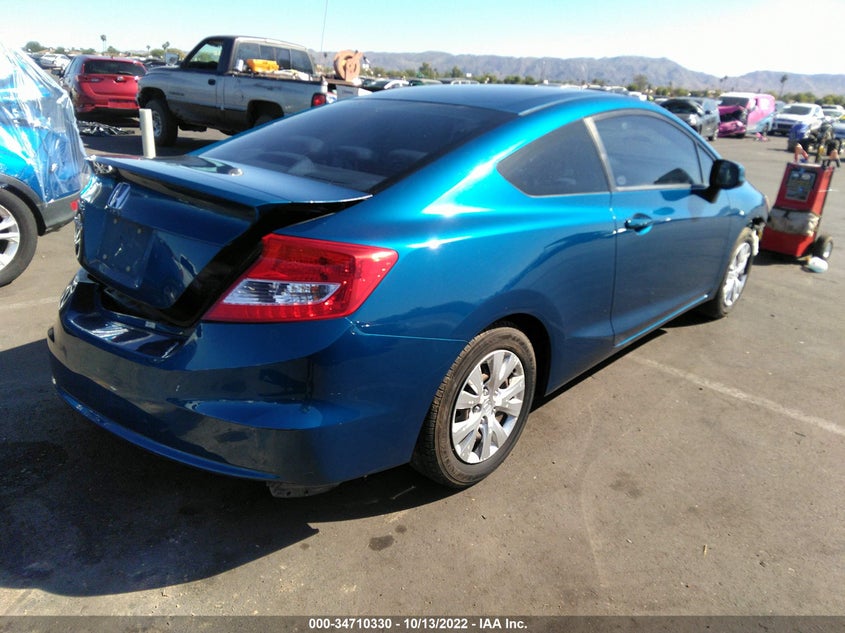 2012 HONDA CIVIC CPE VIN: 2HGFG3A55CH534467
