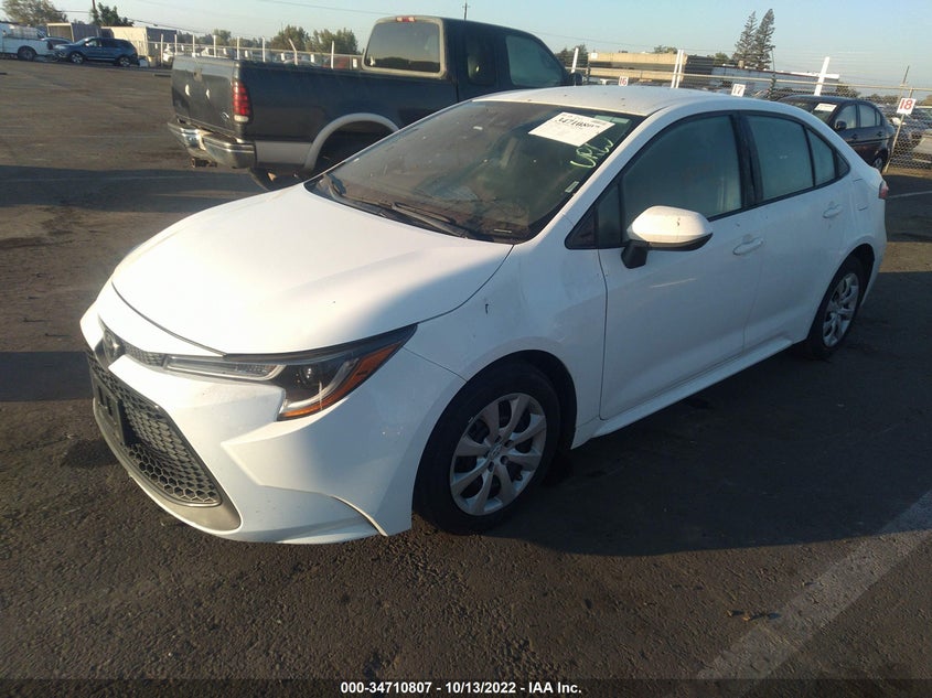 VIN 5YFEPMAE9MP243112 2021 TOYOTA COROLLA LE