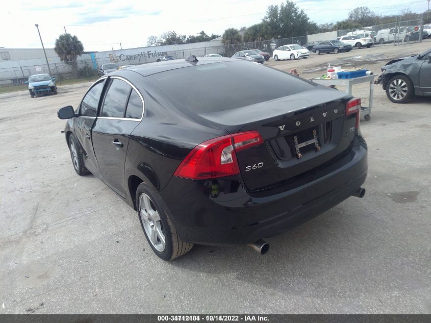 2013 VOLVO S60 T5 YV1612FS5D1219056