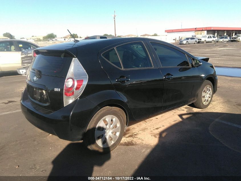 2013 TOYOTA PRIUS C ONE/TWO/THREE/FOUR JTDKDTB33D1044385