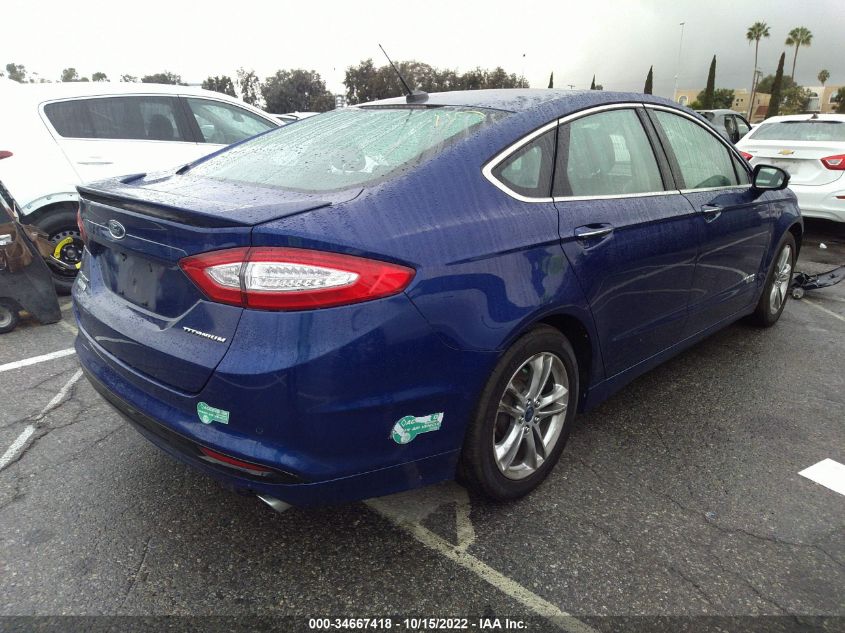 2015 FORD FUSION ENERGI TITANIUM 3FA6P0SU4FR139939