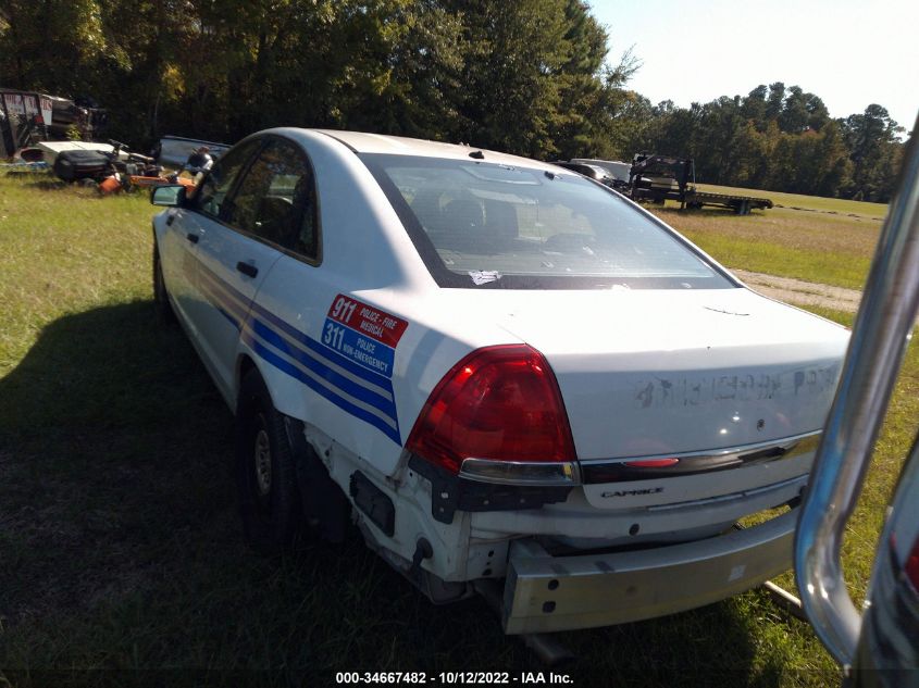2014 CHEVROLET CAPRICE POLICE PATROL POLICE 6G3NS5R39EL926478
