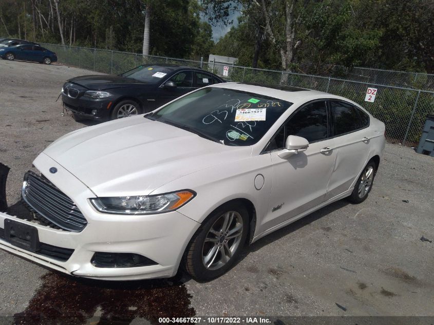 2016 FORD FUSION ENERGI TITANIUM 3FA6P0SU5GR189332