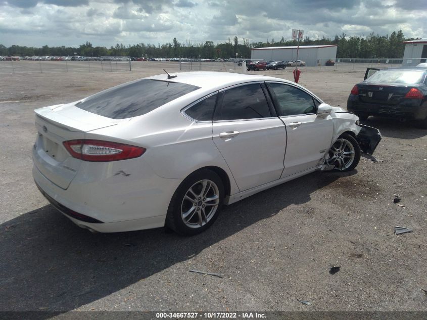 2016 FORD FUSION ENERGI TITANIUM 3FA6P0SU5GR189332