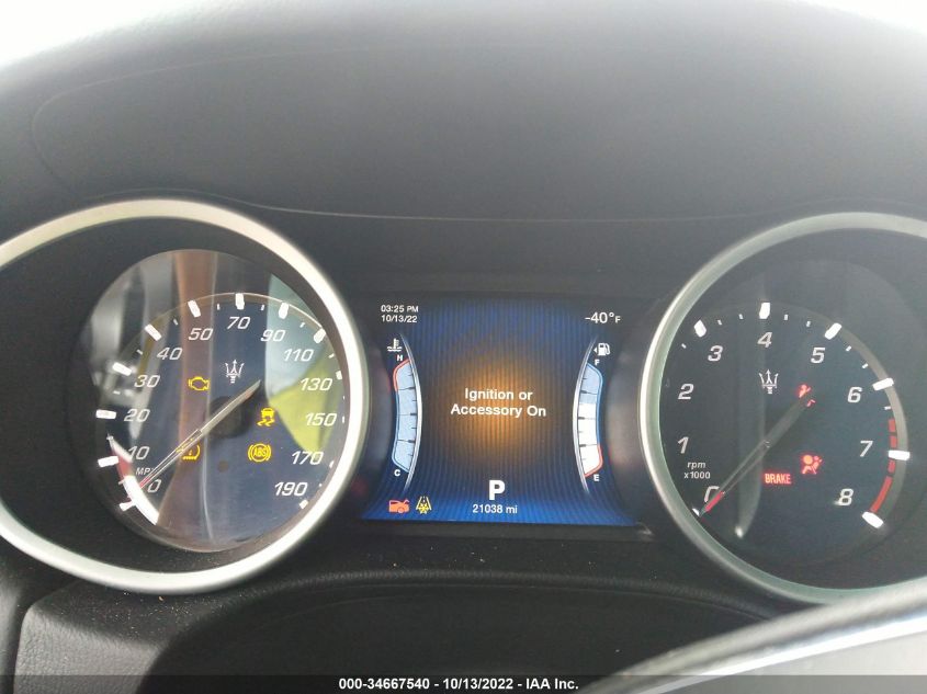 2015 MASERATI GHIBLI ZAM57XSA6F1134882