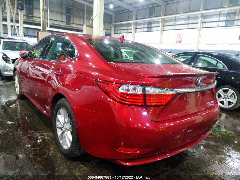 2013 LEXUS ES 300H HYBRID 00HBW1GG2D2021781