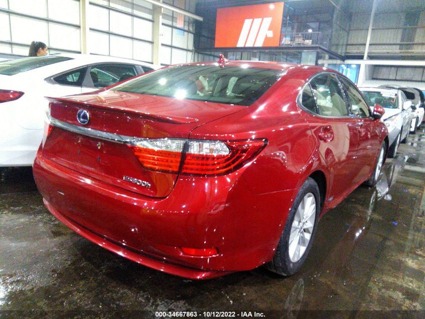 2013 LEXUS ES 300H HYBRID 00HBW1GG2D2021781