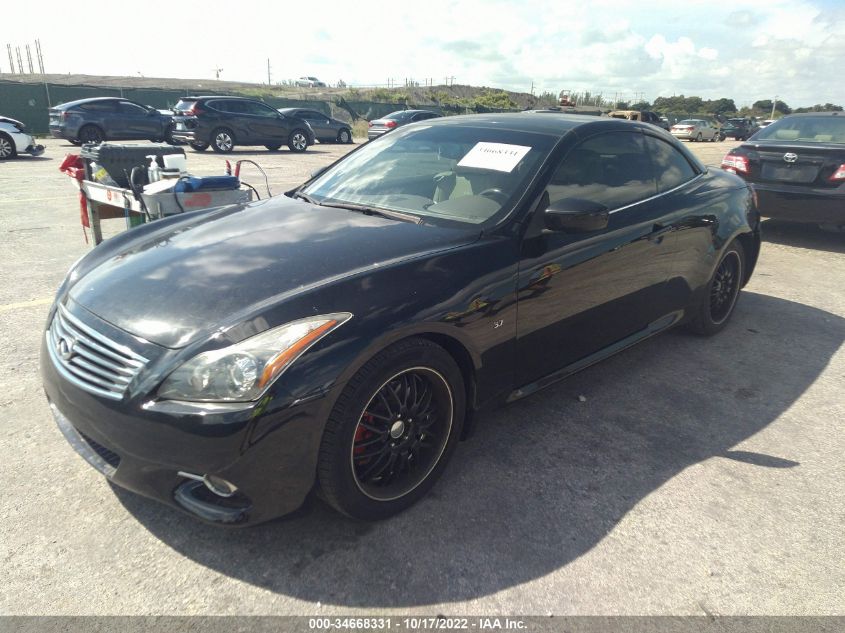 2014 INFINITI Q60 CONVERTIBLE JN1CV6FE3EM901662