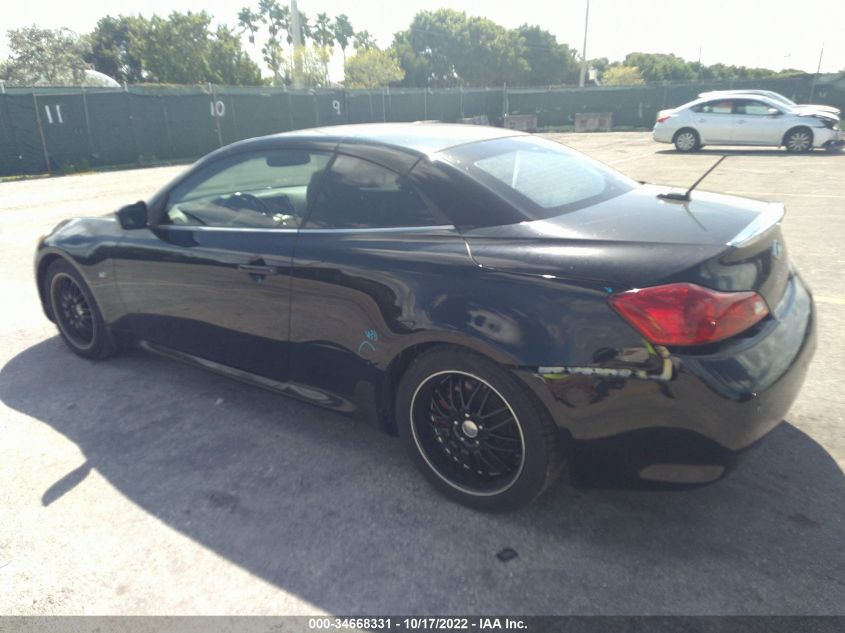 2014 INFINITI Q60 CONVERTIBLE JN1CV6FE3EM901662