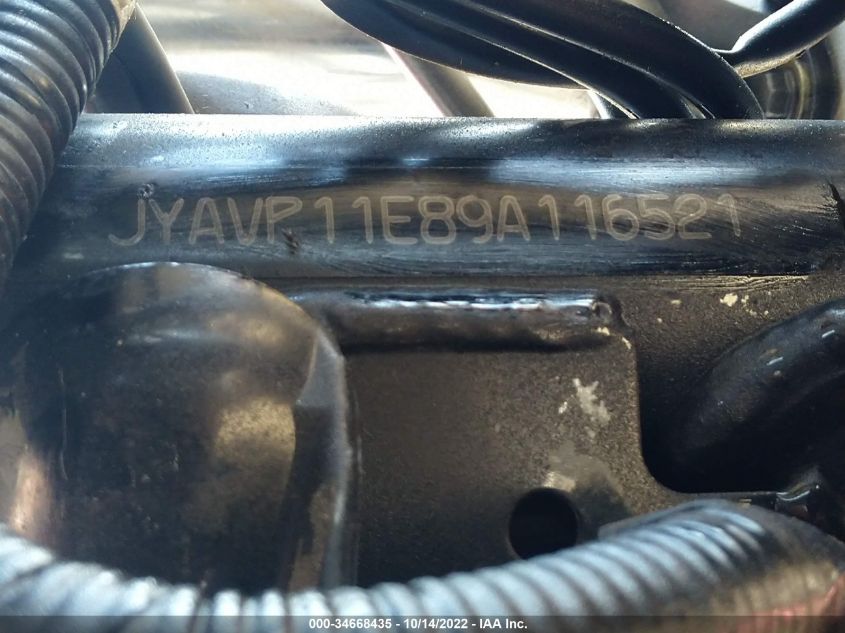 2009 YAMAHA XVS1100 A JYAVP11E89A116521