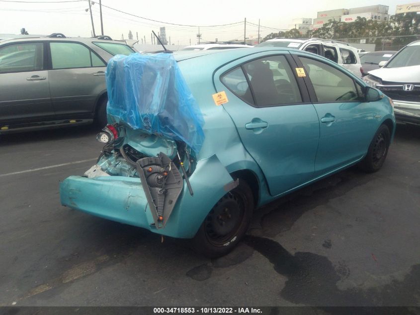 2014 TOYOTA PRIUS C ONE/THREE/TWO/FOUR JTDKDTB35E1073890