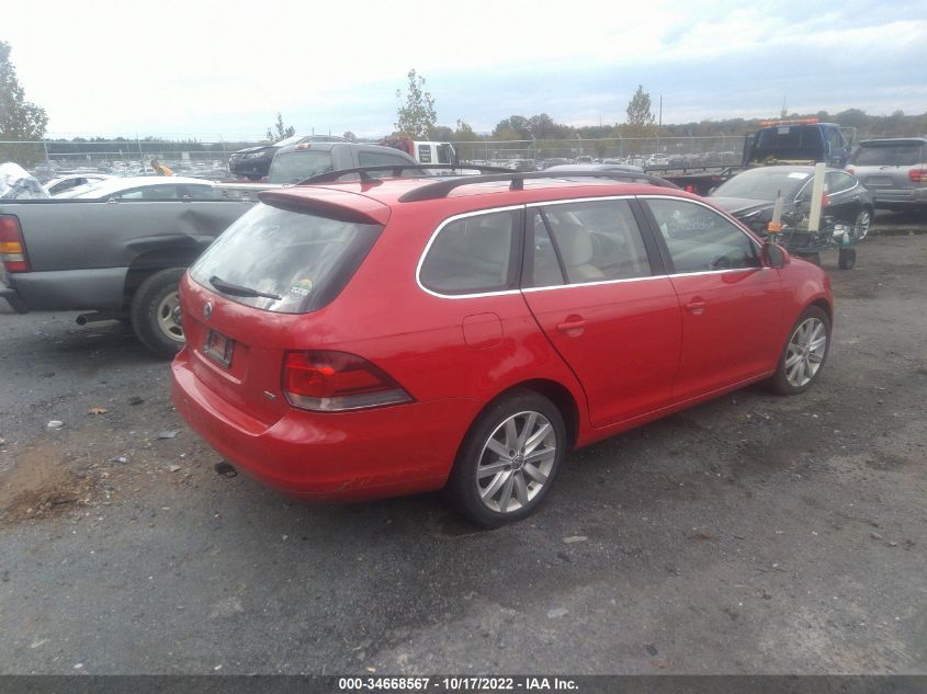 2014 VOLKSWAGEN JETTA SPORTWAGEN TDI W/SUNROOF & NAV 3VWML7AJ9EM625703