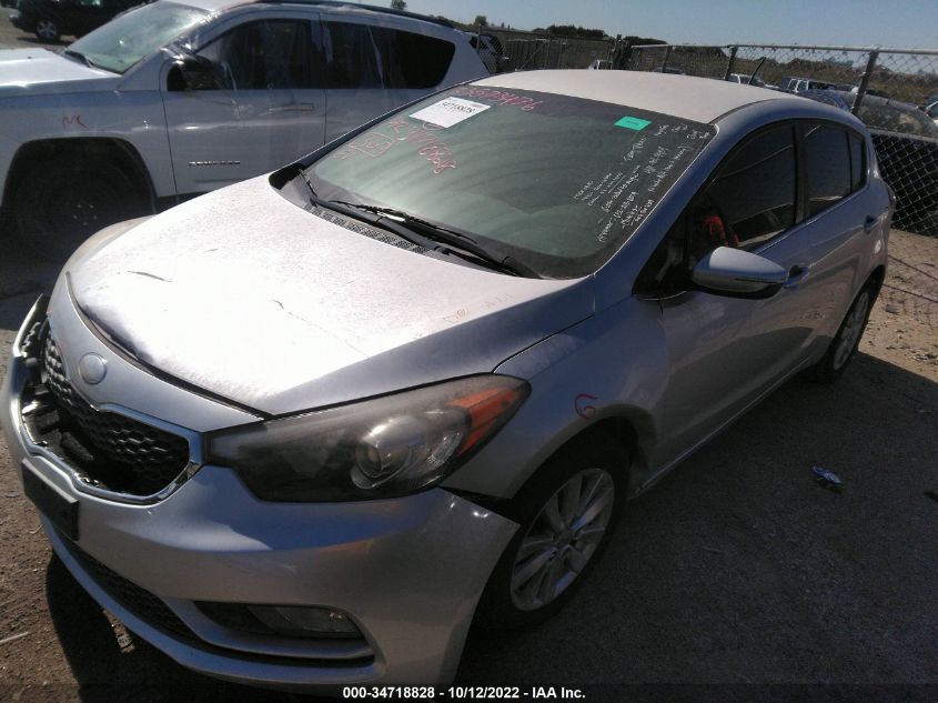 2014 KIA FORTE 5-DOOR EX KNAFX5A86E5219138