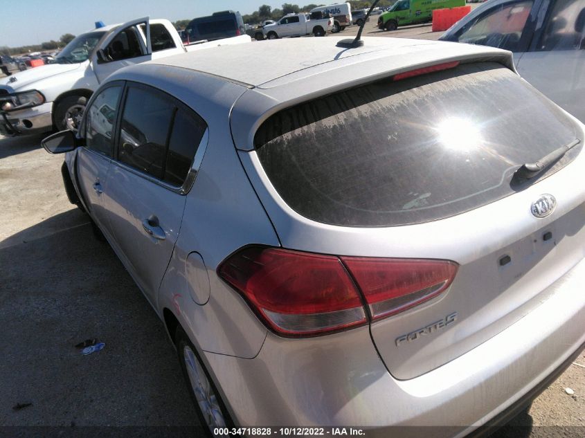 2014 KIA FORTE 5-DOOR EX KNAFX5A86E5219138