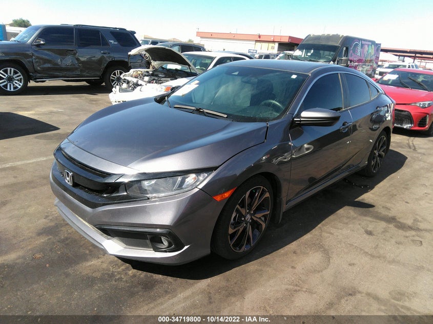 VIN 2HGFC2F89MH512661 2021 HONDA CIVIC SEDAN SPORT