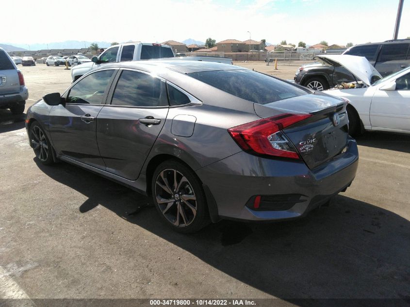 VIN 2HGFC2F89MH512661 2021 HONDA CIVIC SEDAN SPORT