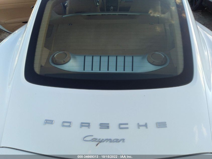 2015 PORSCHE CAYMAN WP0AA2A81FK160063