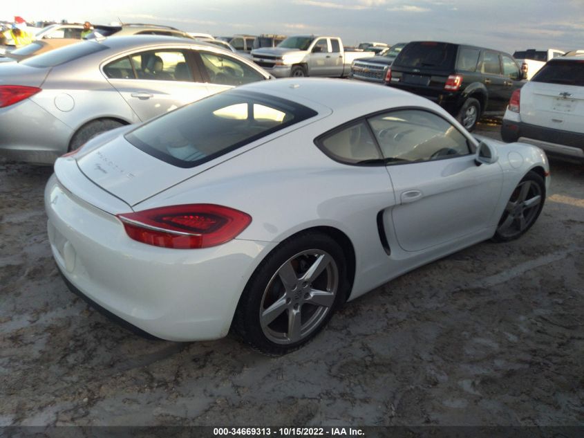 2015 PORSCHE CAYMAN WP0AA2A81FK160063