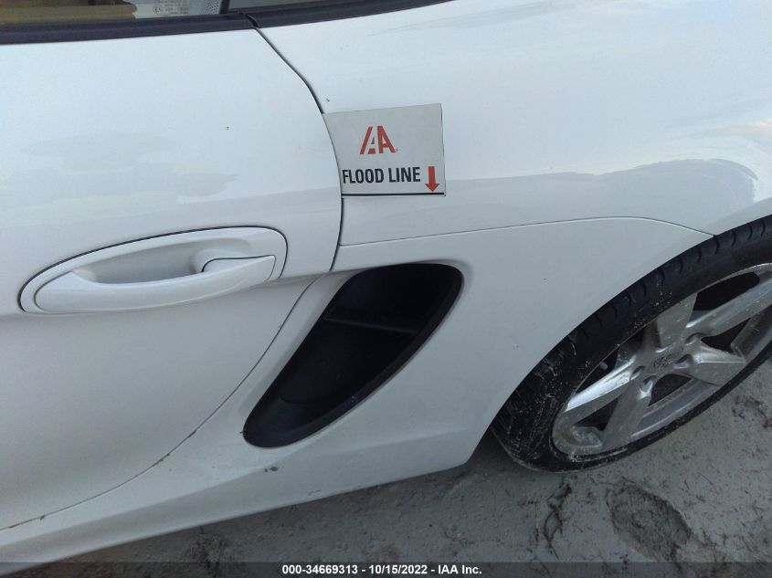 2015 PORSCHE CAYMAN WP0AA2A81FK160063