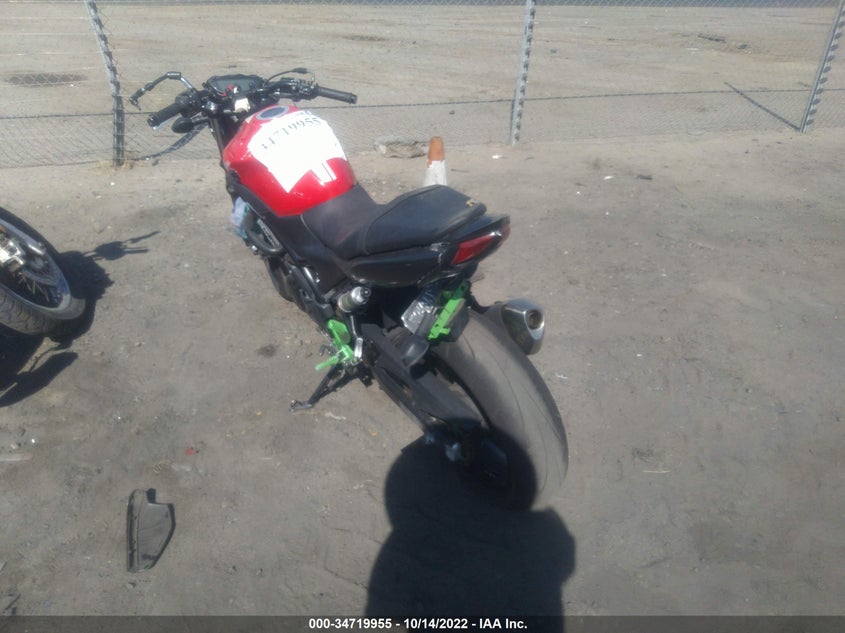 VIN JS1VP55B7H2100888 2017 SUZUKI SV650 A