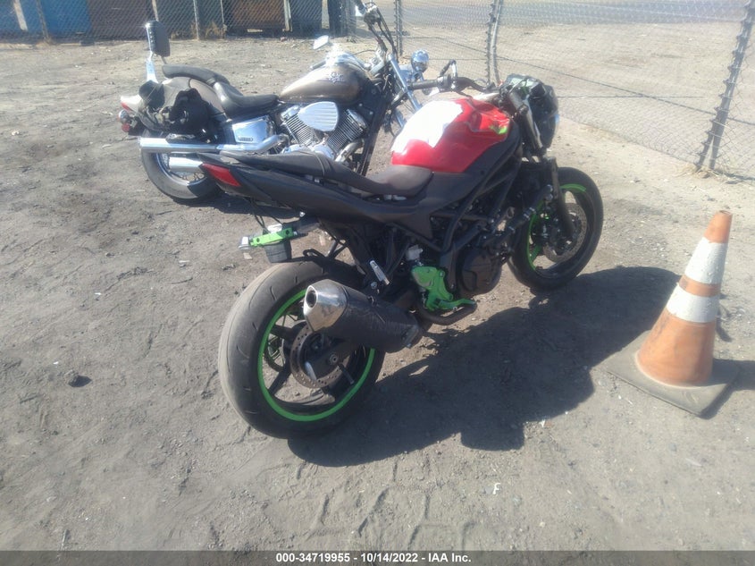 VIN JS1VP55B7H2100888 2017 SUZUKI SV650 A